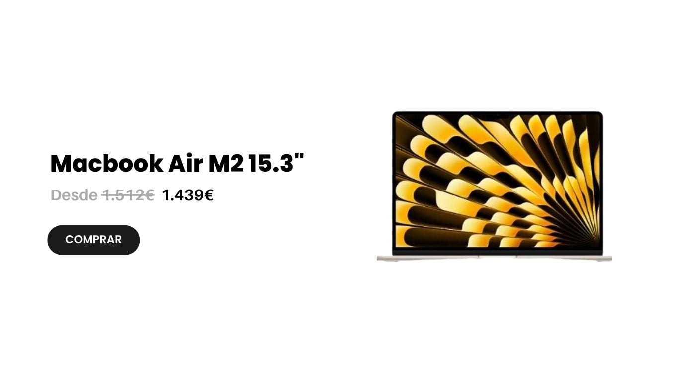 macbook air m2 15 pulgadas