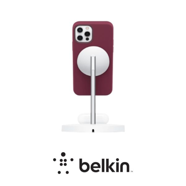Soporte de carga inalambrica BOOST↑CHARGE™ PRO 2 en 1 de Belkin con MagSafe 4