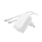 Belkin Cargador de Pared 30W PD PPS + Cable USB-C a USB-C Blanco