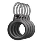Belkin llavero para AirTag Pack 4 Negro
