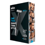 Braun Series X Afeitadora y Recortadora de Barba Facial y Corporal XT5100 - Imagen 2