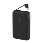 Belkin 10K External Battery With Built-in Cable Black