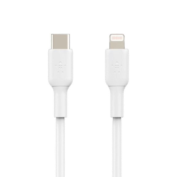 Belkin Cable USB-C a Lightning 2M Blanco