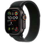 Apple Watch Ultra 2 49mm Titanium Black Strap Trail Loop Black SM A2986