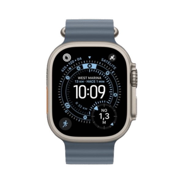 Apple Watch Ultra 3 49MM Titanio Natural Correa Oceano Azul Nautico A3281