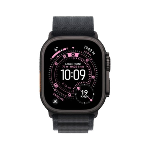 Apple Watch Ultra 3 49MM Titanio Negro Correa Negra Alpine Loop L A3281
