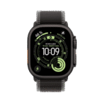 Apple Watch Ultra 3 49MM Titanium Black Strap Trail Loop Black Carbon ML A3281
