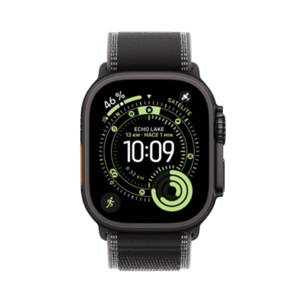 Apple Watch Ultra 3 49MM Titanio Negro Correa Trail Loop Negro Carbon ML A3281