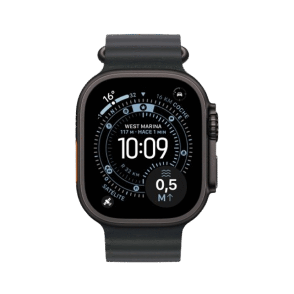 Apple Watch Ultra 3 49MM Titanio Negro Correa Oceano Negra A3281