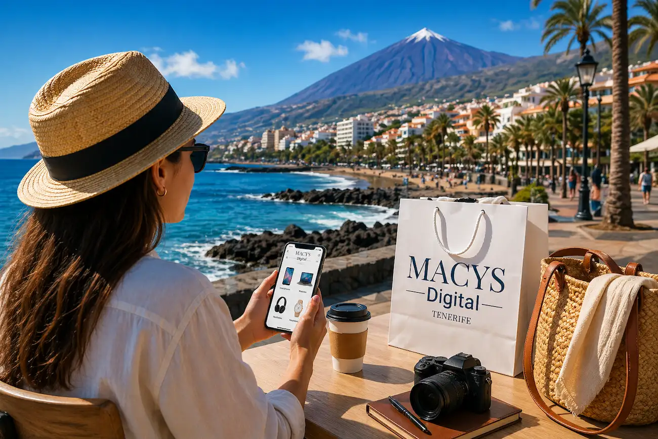 Shopping for electronics in Tenerife