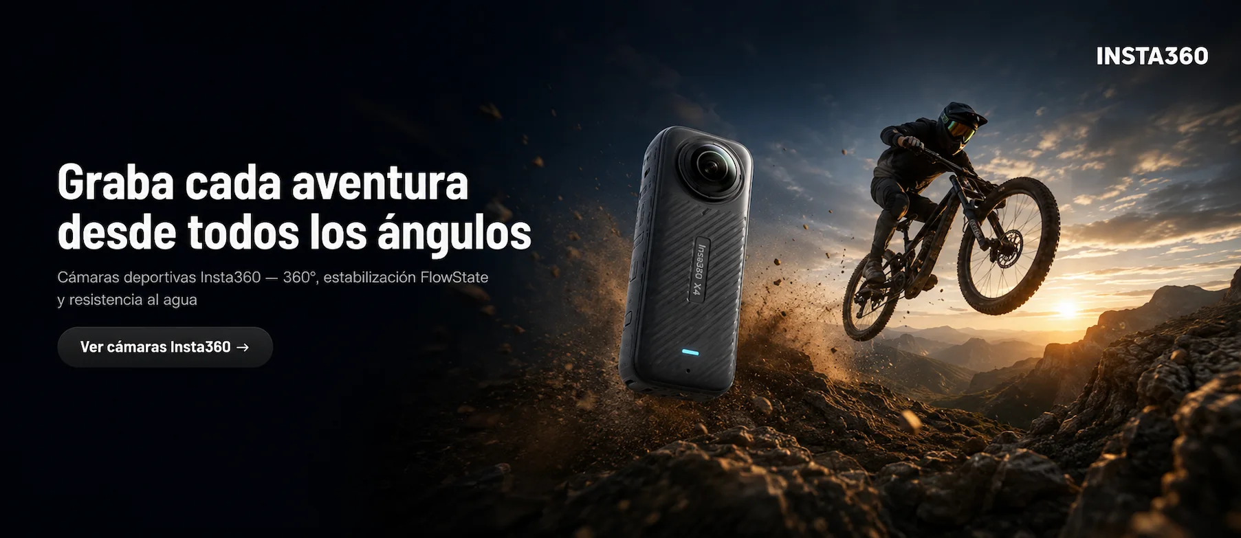 insta360 x4 camara accion 360
