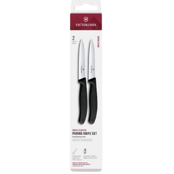 Victorinox Swiss Classic Set De Cuchillos 2 Pzas Sierra Liso Negro