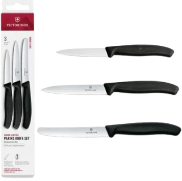 Victorinox Swiss Classic Set De Cuchillos 3 Pzas Negro Victorinox Swiss Classic Set De Cuchillos 3 Pzas Negro